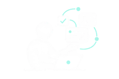 Icono de tecnología aplicada al negocio