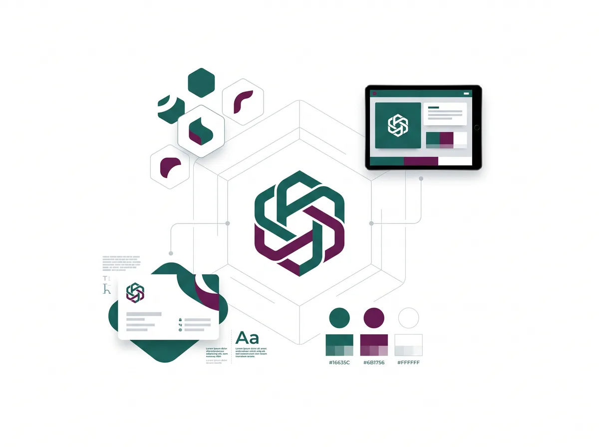 Identidad visual de una marca profesional